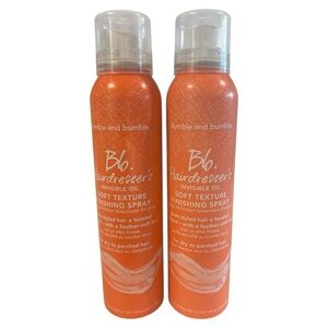 2 Bumble and bumble Hairdresser’s Invisible Oil Soft Texture Finishing Spray NEW